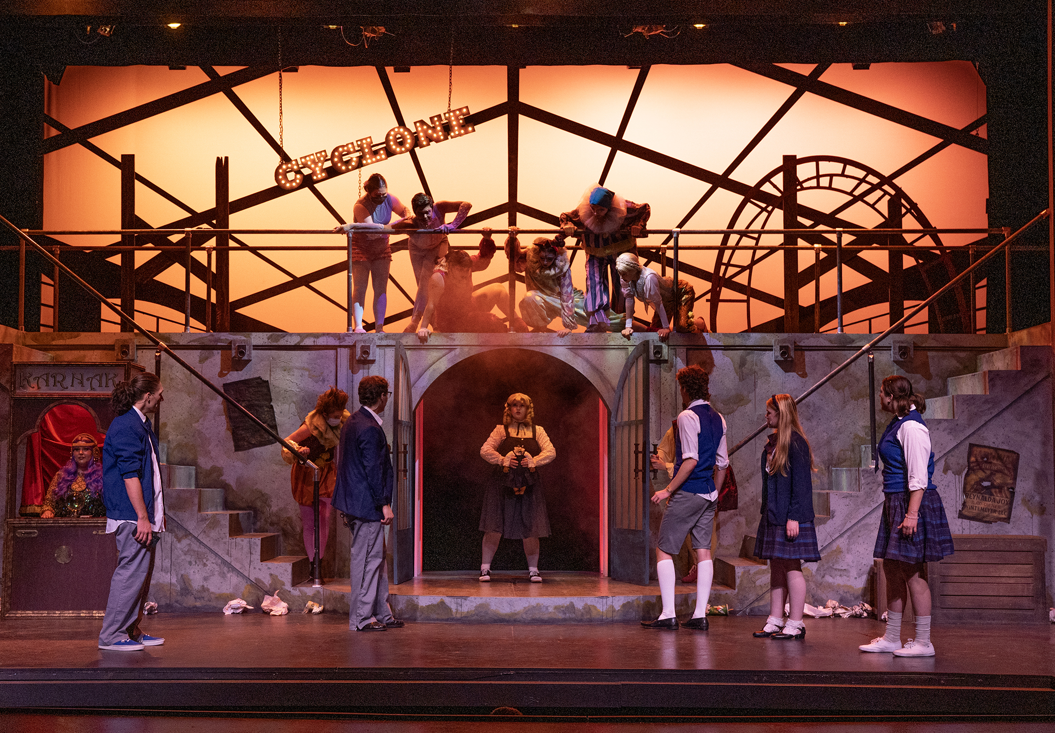 Cast of Ride the Cyclone